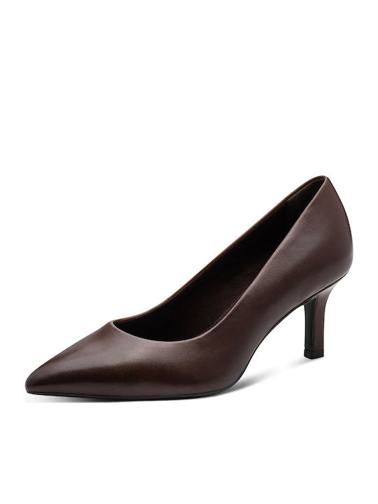 Leather Heels Brown