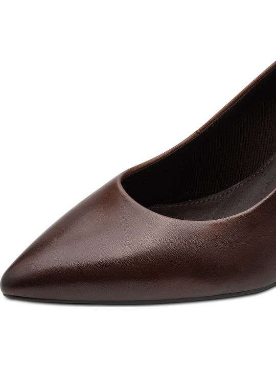 Leather Heels Brown