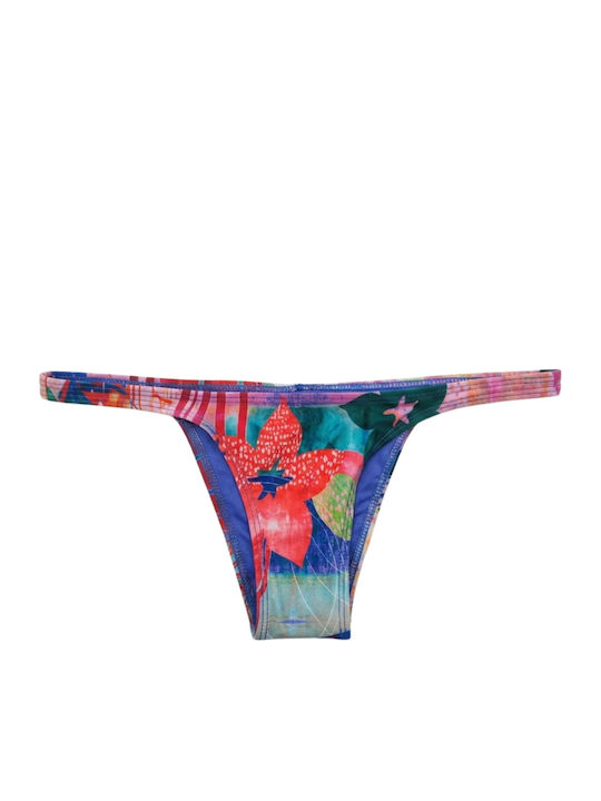 Bikinihosen Slip Gemustert