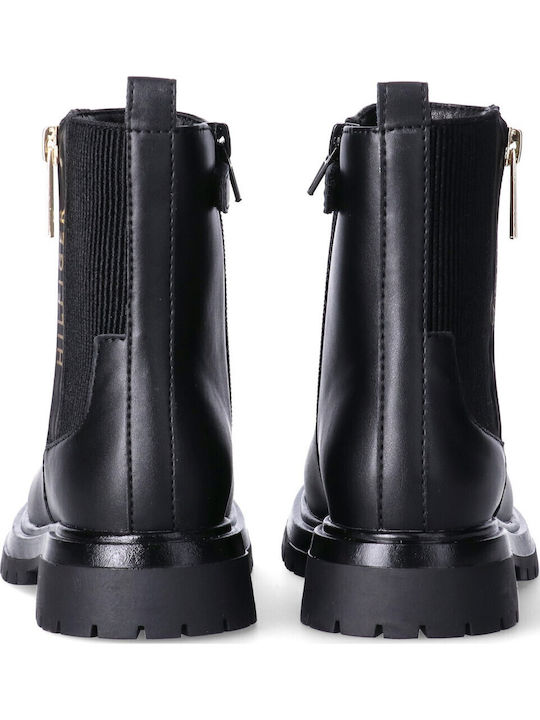 Kinderstiefel mit Reissverschluss Schwarze