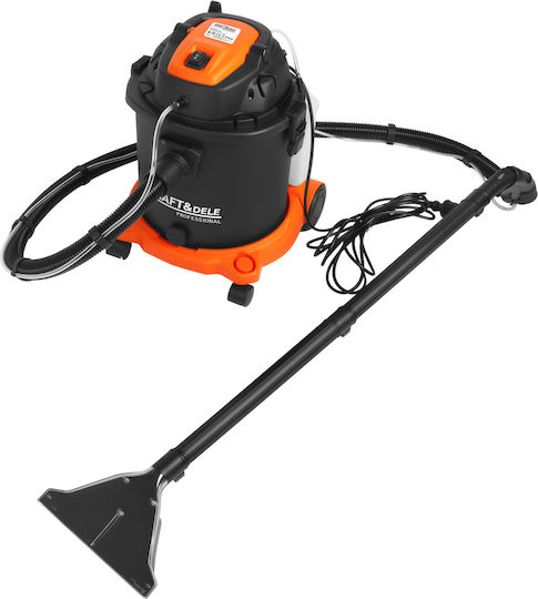 Kraft & Dele Aspirator Umed-Uscat 1600W cu Recipient Din Inox 20lt