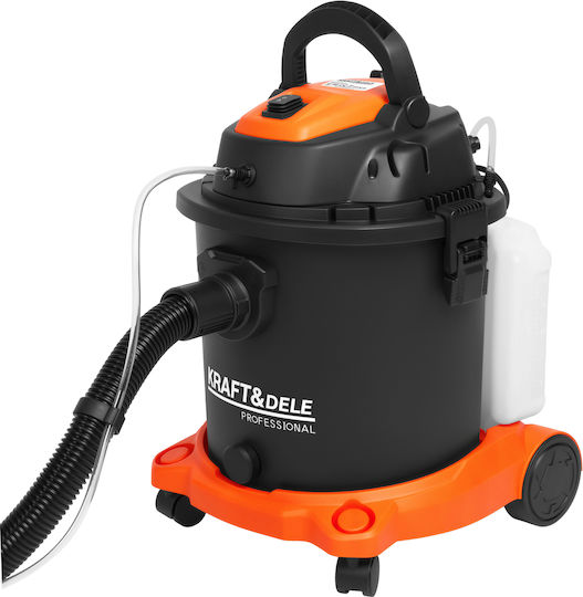 Kraft & Dele Aspirator Umed-Uscat 1600W cu Recipient Din Inox 20lt