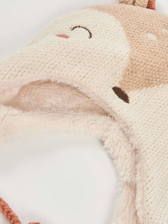 Boboli Kids' Fabric Hat Beige