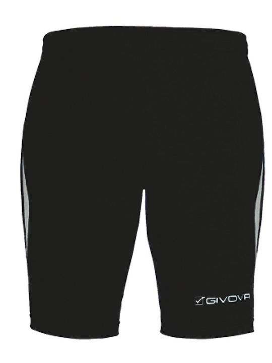 Givova Colanți sport bărbați Compression Scurt Negru