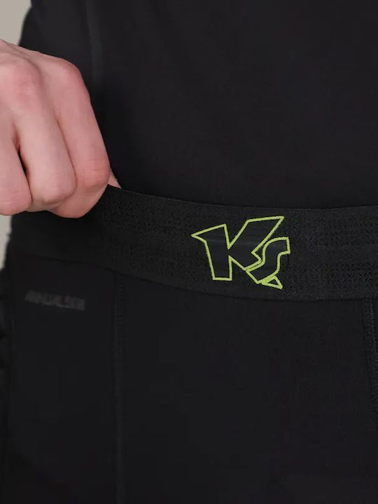 KEEPERsport Мъжки Спортни Клин Compression Capri Черен