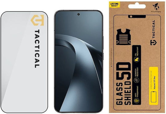 Tactical 5D 0.33мм Закалено Стъкло Xiaomi 17T Pro