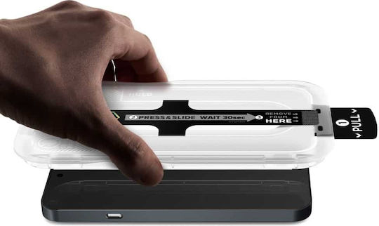 Spigen Spigen Displayschutzfolie Ez Fit Pro Vollleim Gehärtetes Glas 2 Stücke (Nichts Phone (4a) Pro)