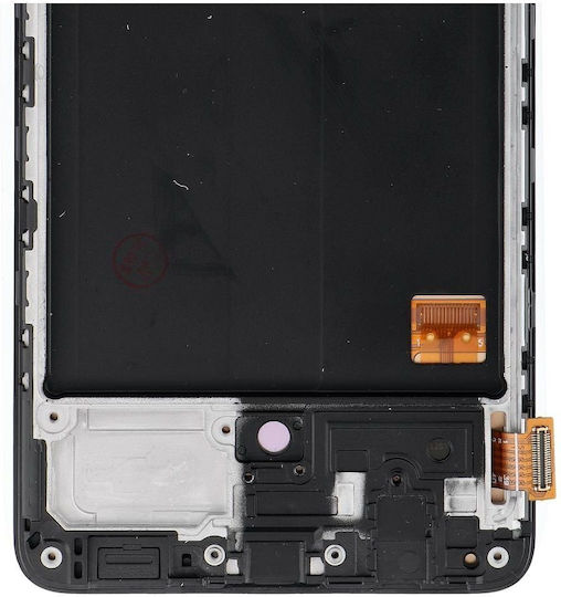 Οθόνη με Μηχανισμό Αφής και Πλαίσιο για Samsung A51 (Μαύρο)