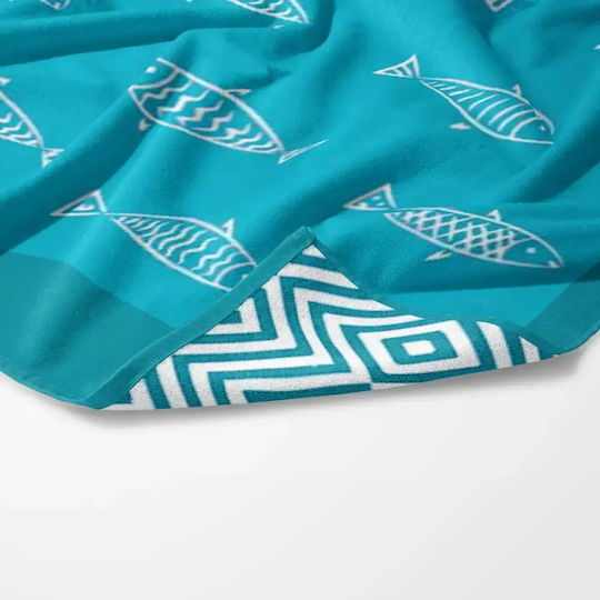 Borea Microfiber Body Towel Turquoise 180x90cm