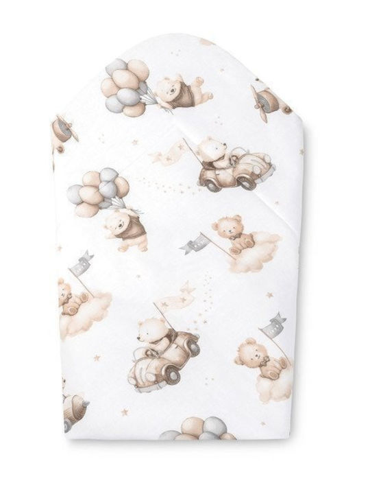 Sensillo Pătură Pepinieră Swaddling 100% Bumbac Bej 75x75cm
