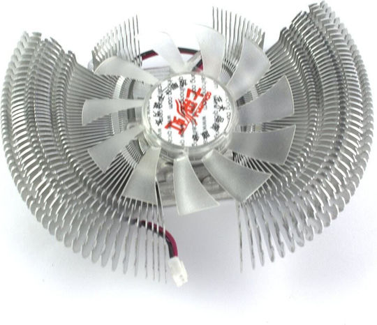 Охладител за видеокарта 105x86.5x28.5мм 12V 2-пинов 2p