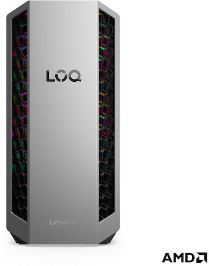 Lenovo Loq Tower 26ADR10 Гейминг Настолен Компютър (Ryzen 7-8745HX/32GB DDR5/1TB SSD/GeForce RTX 5060 Ti/W11 Home)