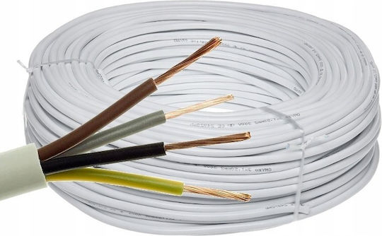 Workshop Cable H05vv-f Owy 4x1 White 50m