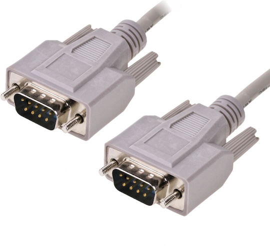 Akyga Kabel RS232 9-poliger Stecker zu RS232 9-poliger Stecker 2m (AK-CO-03) 1Stück