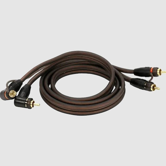 Ground Zero Cable RCA male - RCA male 1m GZCC 1.3X