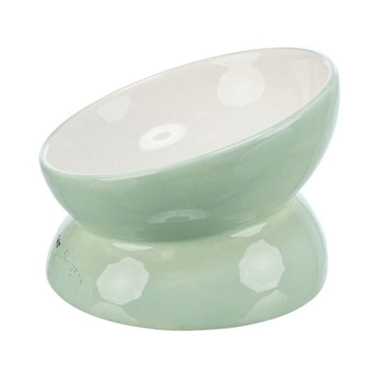 Trixie Keramik Futterautomat für Katze 150ml 13cm in Grün Farbe