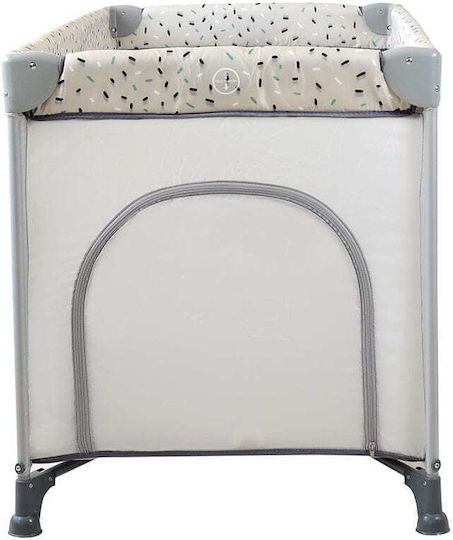 Belletti Babybett mit Matratze Grau 120x60cm