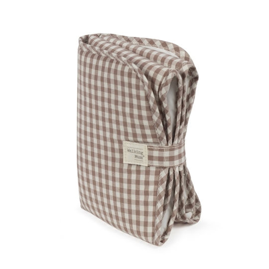 Walking Mum Wickelunterlage für Babys Praline aus Stoff 18x27cm