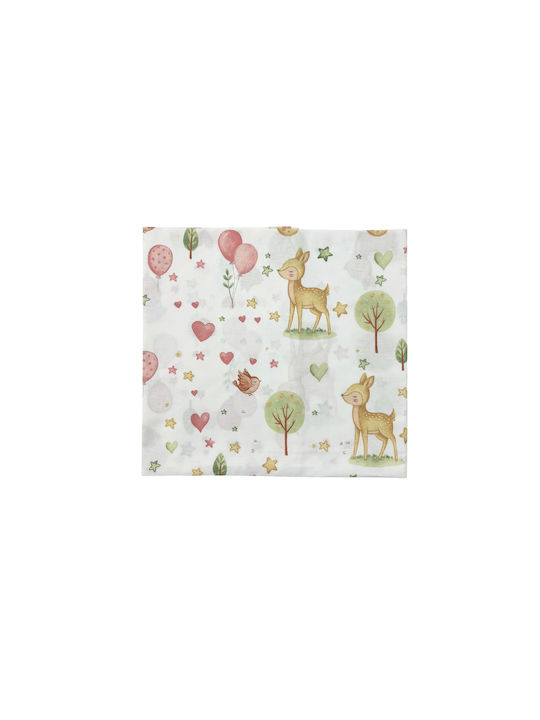 Bunny Bebe Reh Rosa Baby Bettlaken 80x110cm