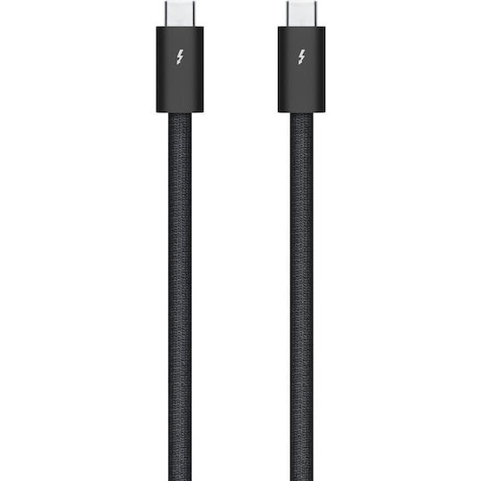 Apple Braided Thunderbolt Cable Μαύρο 1m (MDW94ZM/A)