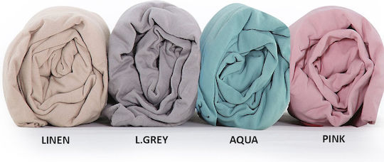 Nef-Nef Homeware με Λάστιχο Jersey Jersey 70x140εκ.