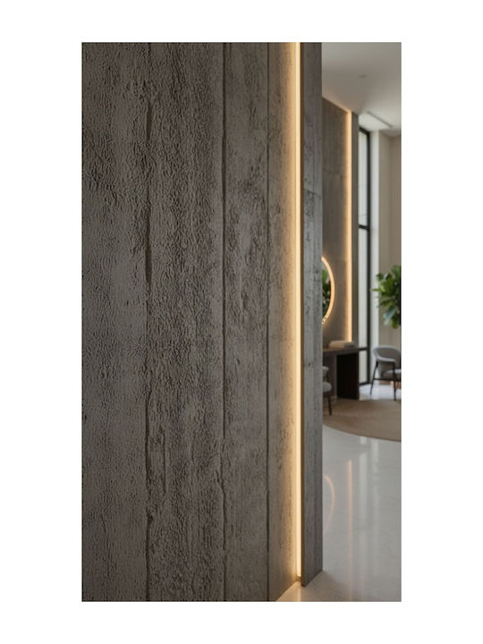 Panouri Decorative 3D de Perete cu Adeziv Gri 60x120εκ. 10buc