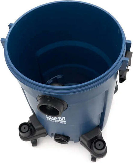 HBM Machines Aspirator Umed-Uscat 1200W cu Recipient din Plastic 25lt