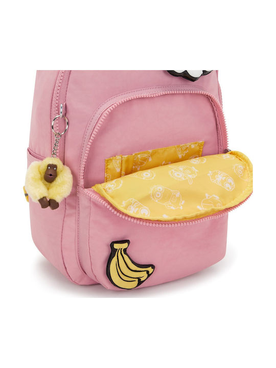 Kipling Παιδική Τσάντα Πλάτης Ροζ 35x25.5x16εκ.