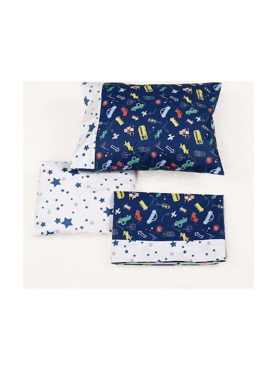 Beauty Home Art Baby Sheets Set Crib Cotton Satin Fitted Multicolored 120x160cm
