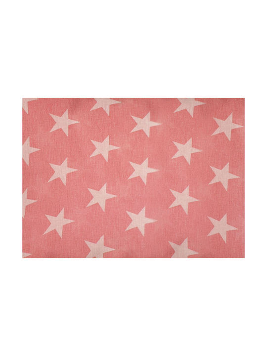 Dimcol Star Baby Sheet Cradle Cotton Coral 80x110cm