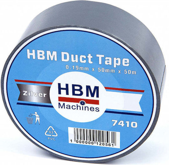 HBM Machines Bandă de izolație 50mm x 50m Argintiu