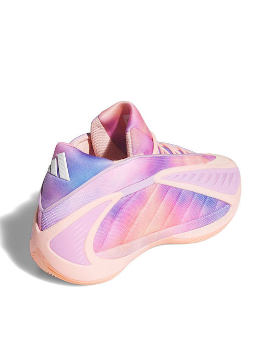 Anthony Edwards 2 "Tie-Dye" Баскетболни Обувки Haze Coral / Bliss Lilac / Zero Metalic