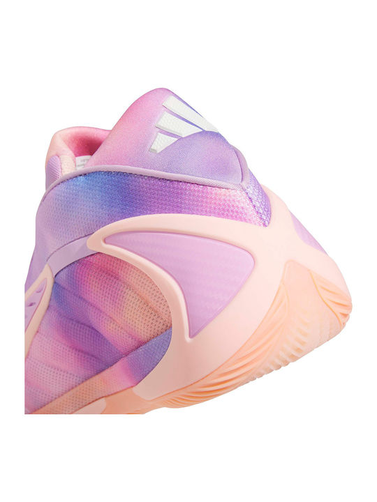 Anthony Edwards 2 "Tie-Dye" Баскетболни Обувки Haze Coral / Bliss Lilac / Zero Metalic