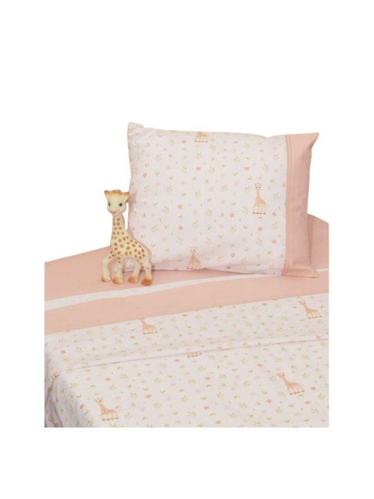 Baby Oliver Set Cu Cauciuc Roz 110x170cm