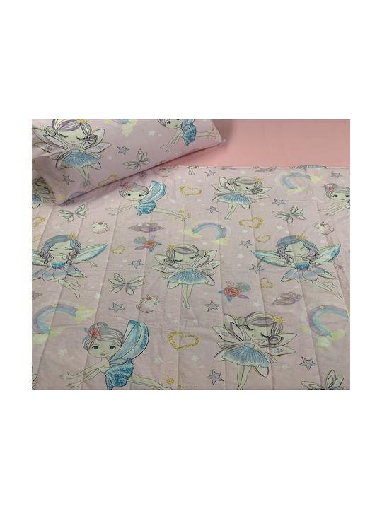 MayHome Baby Sheet Cradle Cotton Pink 80x120cm