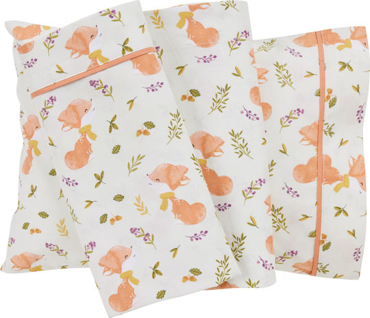 Das Home Подредба Lovely Fox Бежови Детски Чаршафи 130x170см Das Home Подредба Lovely Fox Бежови Детски Чаршафи 130x170см
