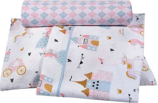 Alouette Princess Pink Fitted Sheet 130x170cm Alouette Princess Pink Fitted Sheet 130x170cm