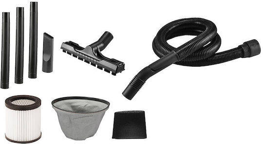 Tracer Wet-Dry Vacuum 1300W with Stainless Steel Drum 20lt Grey