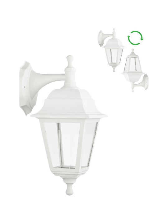 Lucas LED Wall-Mounted Outdoor Lighting Lantern E27 IP44 11x35x15cm