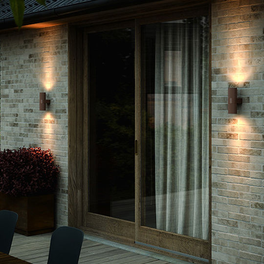 Nordlux Lumină de exterior montată pe perete GU10 IP54 14x8.6x25.4εκ.