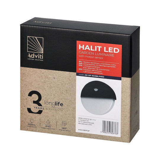 Orno Wandmontierte Außenleuchte LED IP65 10W mit Natürliches Weiß Licht