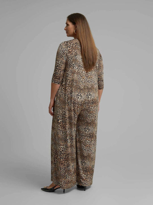 Salopetă De Damă Leopard Print