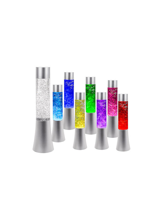 Out of the Blue Decorative Lamp Lava Lamp Silver