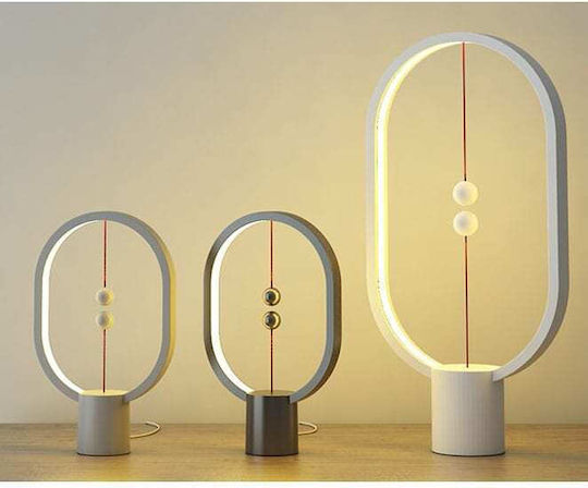 Allocacoc Διακοσμητικό Φωτιστικό Heng Balance Lamp Ellipse Mini LED Θερμό Λευκό 3500K 14εκ.