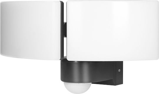 Orno Waterproof LED Flood Light Natural White 4000K with Motion Sensor IP65