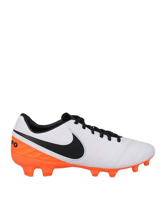 Nike Tiempo Legacy II FG FG Football Shoes with White Cleats