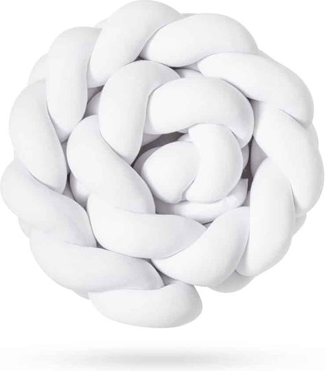 Amy Bettumrandungen Geflochten Innerhalb White 21x340cm