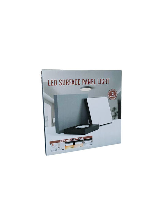 Ceiling Light 23cm Black with Integrated LED