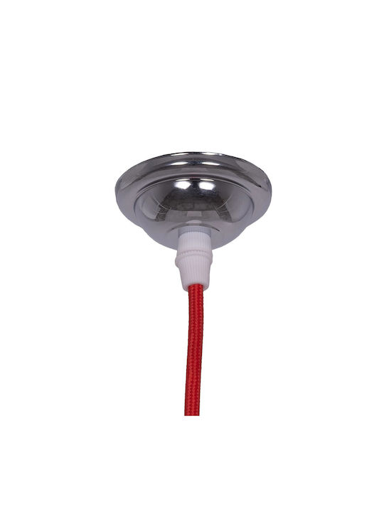 GloboStar Pendant Light Red with Socket E27