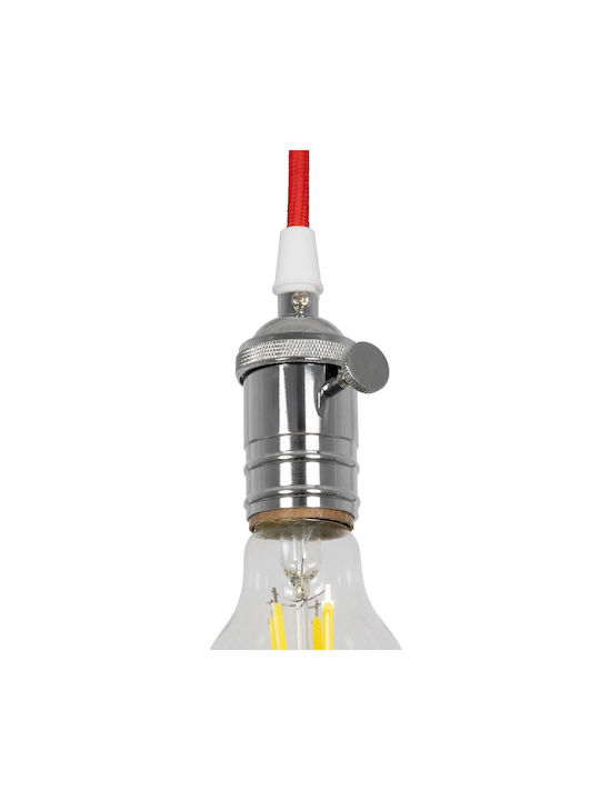 GloboStar Pendant Light Red with Socket E27